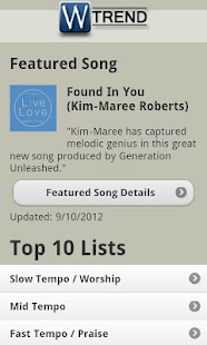 Worship Trend: current songs