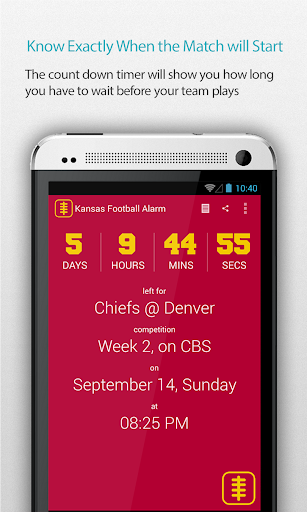 Kansas Football Alarm Pro