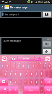 GO Keyboard Pink Satin Screenshots 9