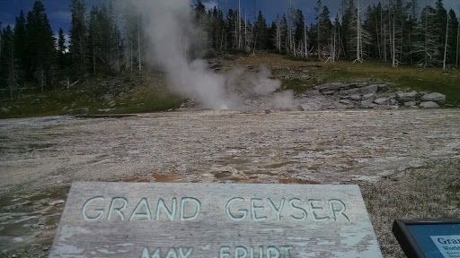 Grand Geyser Placard