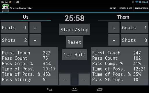 SoccerMeter Lite