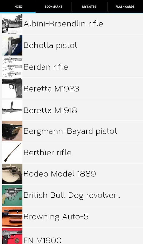 Android application Guns of WW1: World War I Guns screenshort