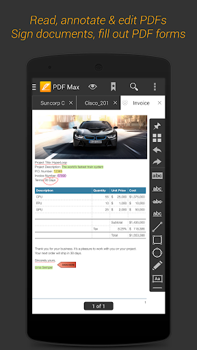 PDF Max Free - 1 PDF Reader