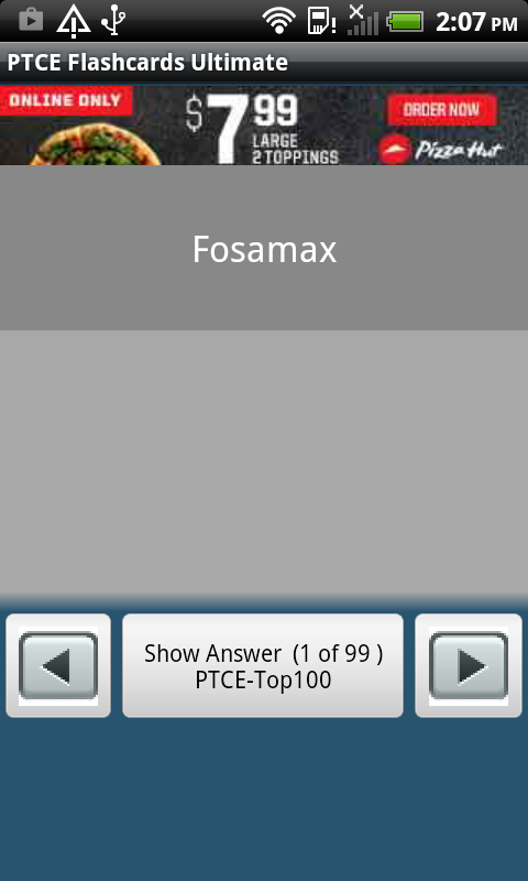 PTCE Flashcards Ultimate Screen 2