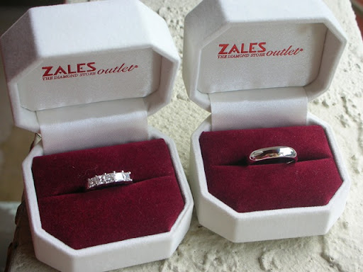Wedding Bands I chose a 1 2 carat ring enhancer from the Zales Outlet in