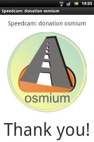 Speedcam: donation osmium