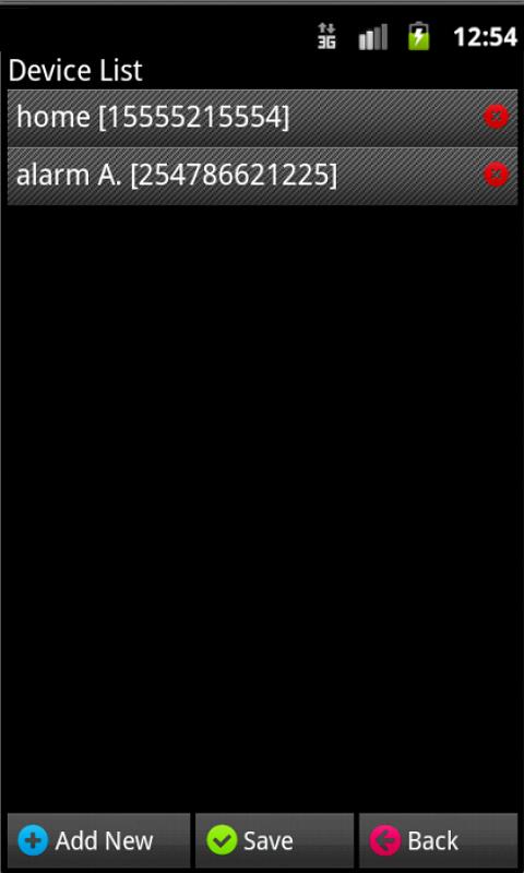 ARC10 Control Unit Screen 3