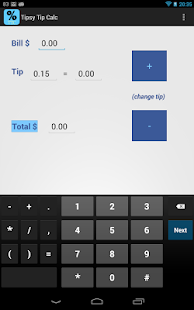 Tipsy Tip Calc Screenshots 1