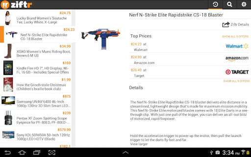 免費下載購物APP|Ziftr—Comparison Shopping app開箱文|APP開箱王