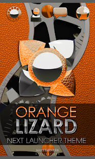 How to mod orange liz Next Launcher Theme 2.33 unlimited apk for bluestacks