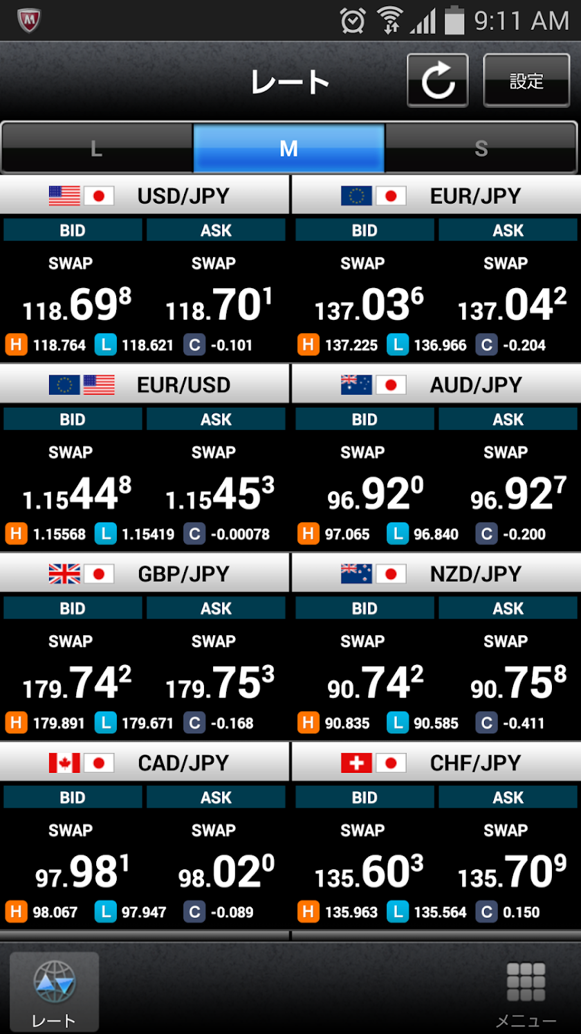 バーチャルFX for Android Screen 3
