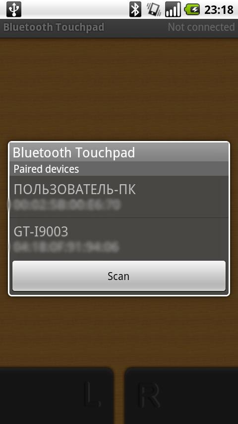    Bluetooth Touchpad- screenshot  