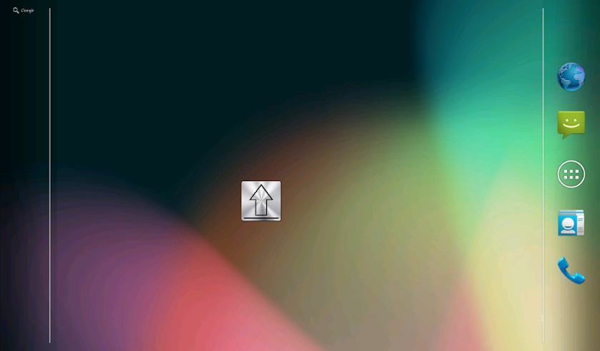 Hide System Bar(Full Screen) Screen 2