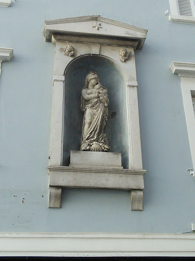 Ancient Statue on the Wall