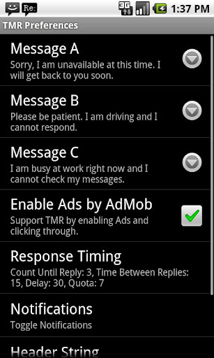 【免費通訊App】Text Message Responder-APP點子