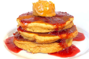 Peanut Butter and Jelly Pancakes