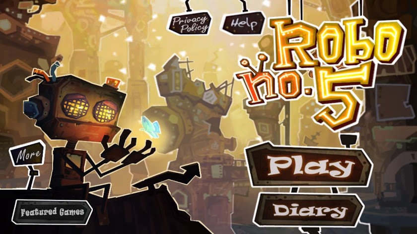 Robo5: 3D Action Puzzle Screen 1