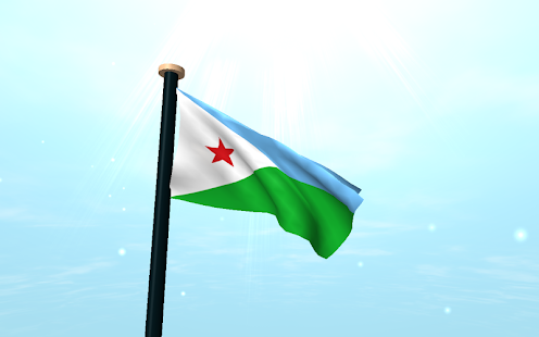 download จิบูตีธง3Dวอลเปเปอร์ free