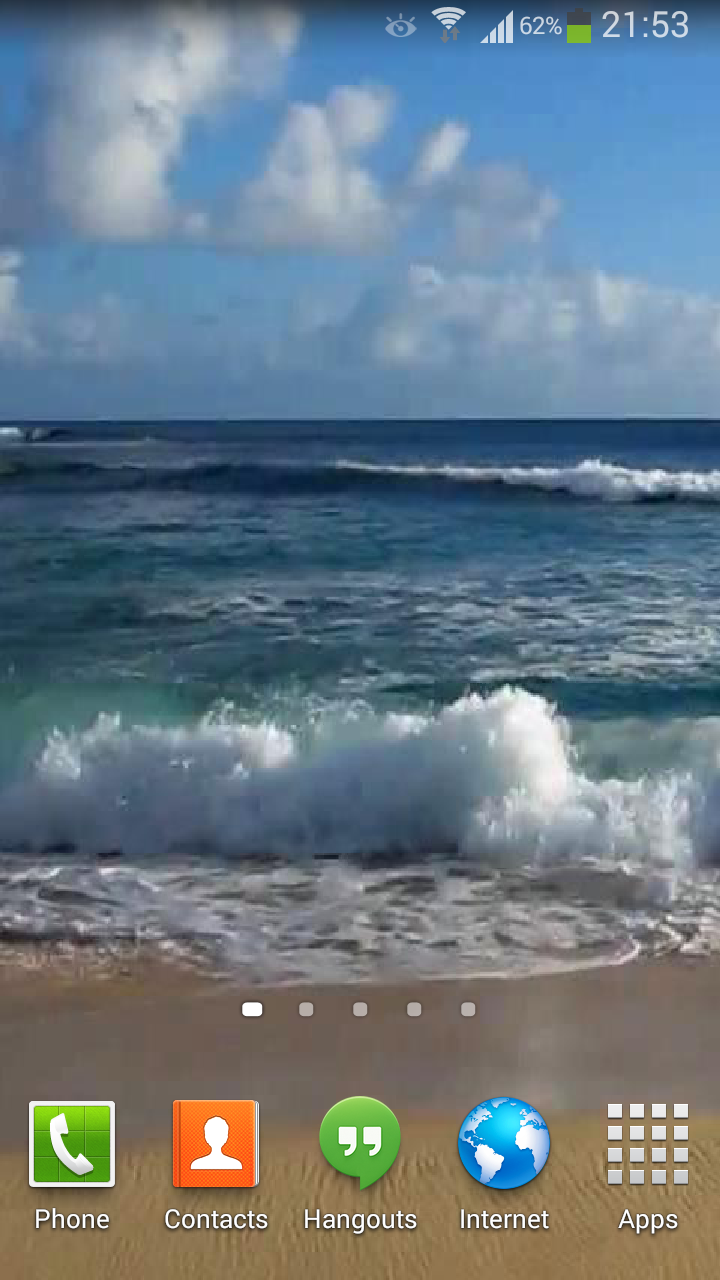 Android application Ocean Waves Live Wallpaper 24 screenshort