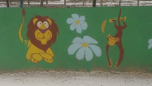 Lion and Monkey