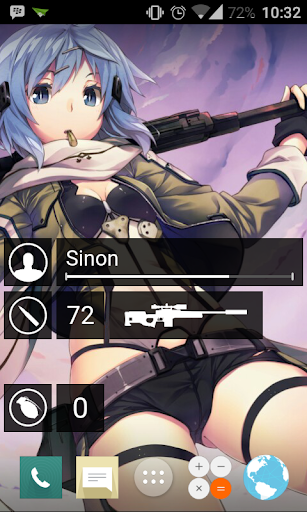 GGO SAO Widgets for Zooper