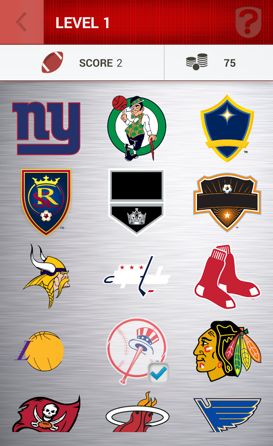 Usa Sports Logo Quiz Screen 3
