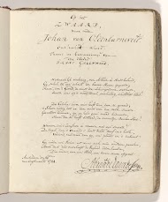 Gedicht op het zwaard waarmee Johan van Oldenbarnevelt in 1619 zou zijn onthoofd