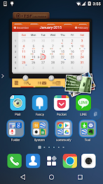 TSF DeepBlue Theme poster 5