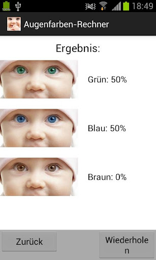 Baby Eye Color Calculator