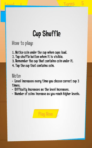 Cup Shuffle