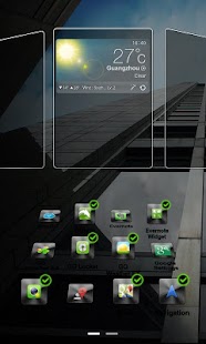 [Dark Next Launcher 3D Theme] Screenshot 4