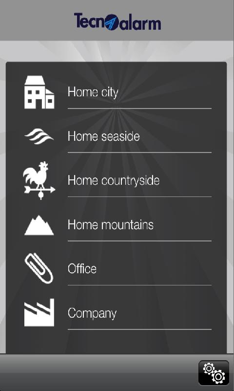 Android application myTecnoalarm screenshort