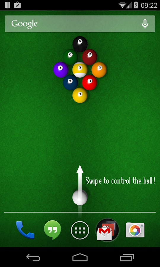 KF Billiards Live Wallpaper - screenshot