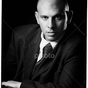 The Boss by Astrid Pardew - People Portraits of Men