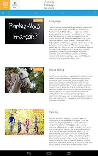 Lastest Activity Holidays France APK for Android