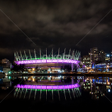 BC Place Stadium from Science World by Daniel Gorman -  