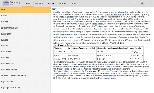 Oxford Dictionary of Astronomy Screenshots 6