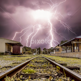 Tracks under attack by Craig Eccles - News & Events Weather & Storms