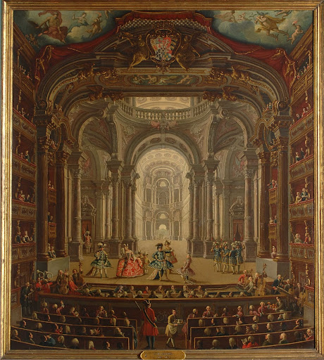 Interior of the Teatro Regio in Turin