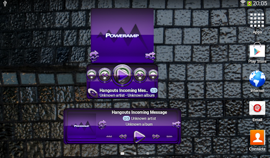 Free Download Poweramp widget Purple Glas APK for PC