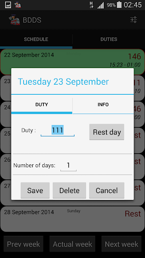 【免費生產應用App】Bus Driver Duty Schedule Lite-APP點子