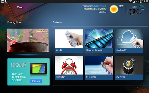 How to mod Live TV VOD - Triple Play Tab 0.3 apk for laptop