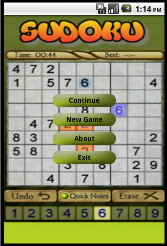 Sudoku - Time pass Game