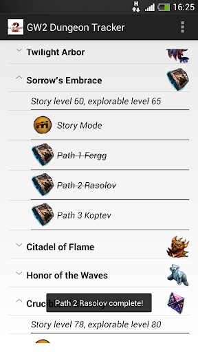GW2 Dungeon Tracker