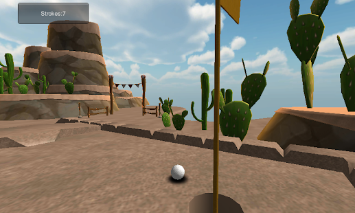 Mini golf games Cartoon Desert Screenshots 17