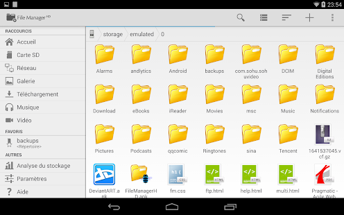File Manager HD (Explorer) - screenshot thumbnail