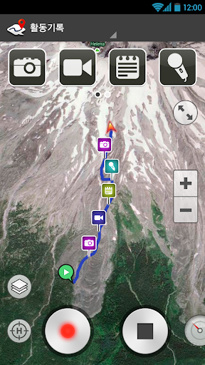 램블러 등산 걷기 여행 자전거 지도 어플