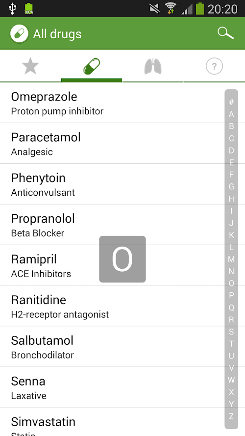 Android application Formulary - Student Drug Guide screenshort