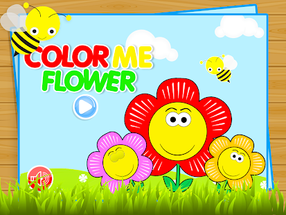 Color Me Flower For Toddlers Screenshots 0