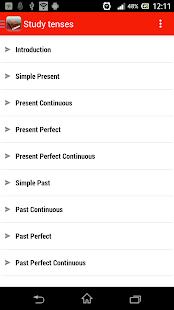 English Tenses - screenshot thumbnail